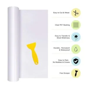 Rollos de vinilo permanentes adhesivo para Cricut rollo_4