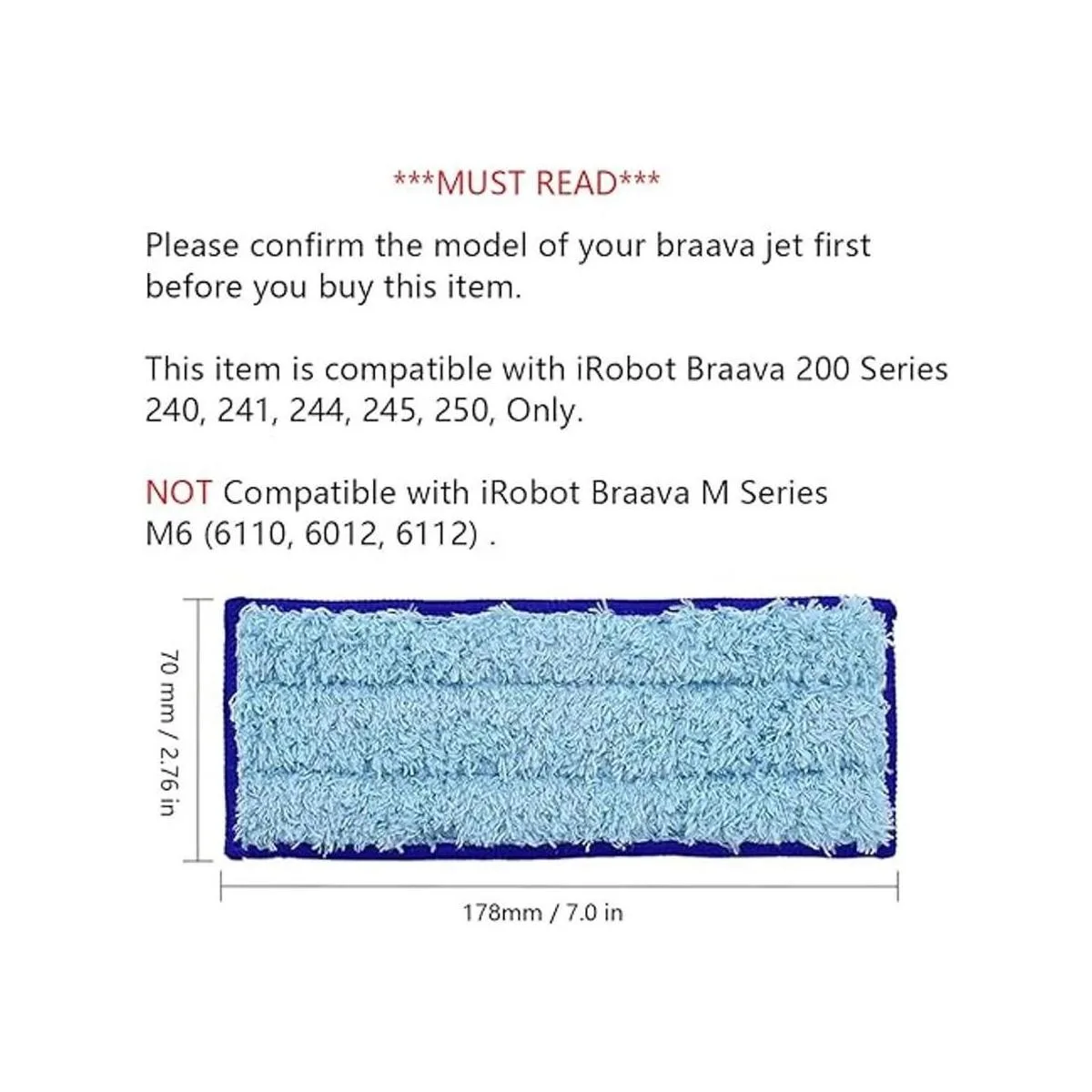 Neutop Almohadilla de repuesto lavable y reutilizable para_3