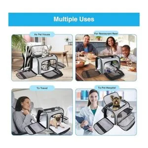 MASKEYON Transportador portátil para mascotas aprobado por