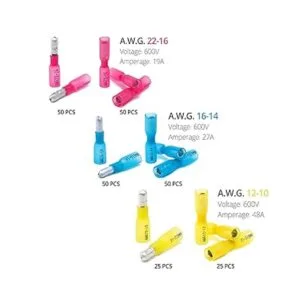 250 conectores de bala termocontraíbles Wirefy Conectores_2