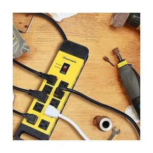 DEWENWILS Tira de alimentación de 10 salidas de metal con_5