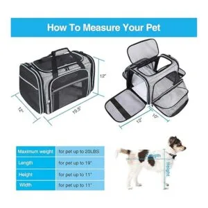 MASKEYON Transportador portátil para mascotas aprobado por