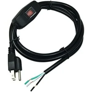 Cable de alimentación de CA de 3 clavijas de calibre 18 de_1
