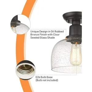 EAPUDUN FMA1123ORB Lámpara de techo semiempotrada_2