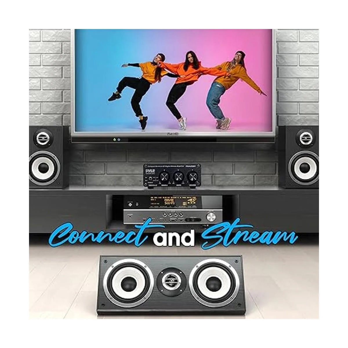 Mini amplificador de audio Bluetooth HiFi Receptor de_6