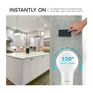 Luxrite A19 Bombilla LED GU24 equivalente a 60 W 4000_2