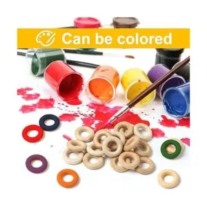 Ira Pollitt 150 anillos de madera de 0.984 in1 pulgada_4