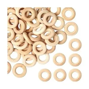 Ira Pollitt 150 anillos de madera de 0.984 in1 pulgada_1