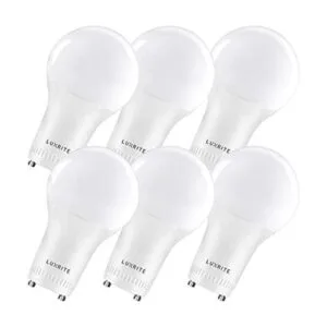 Luxrite A19 Bombilla LED GU24 equivalente a 60 W 4000_1