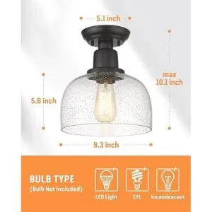 EAPUDUN FMA1123ORB Lámpara de techo semiempotrada_3