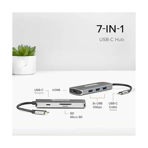 Plugable Hub USBC 7 en 1 compatible con Mac Windows_3