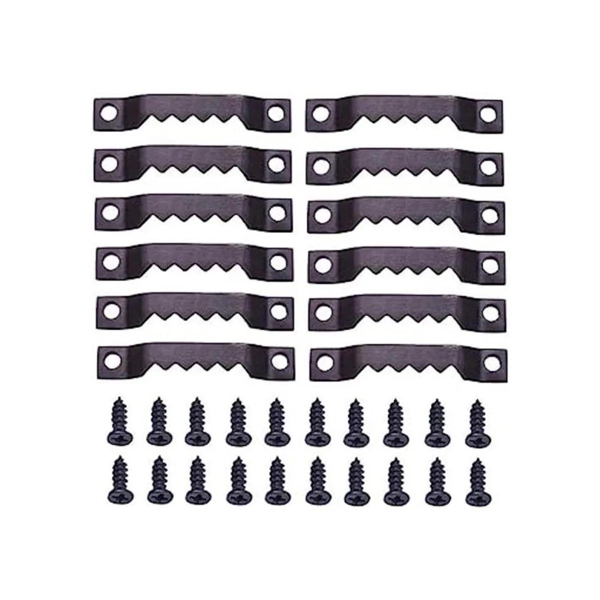 Paquete de 100 ganchos pequeños de dientes de sierra con_1