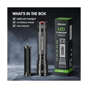 RECHOO Linterna LED de alta potencia S2000 potente_2