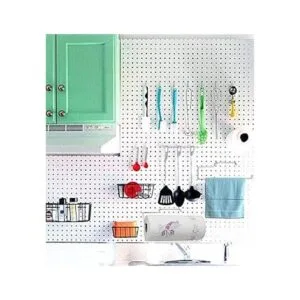 Menecor Juego de 2 toallas de acero inoxidable con