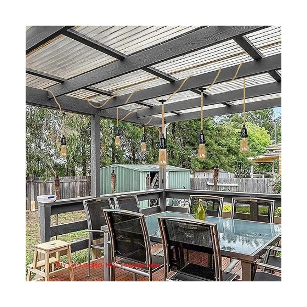 ALAISLYC Kit de lámpara colgante de 3 luces enchufables_3