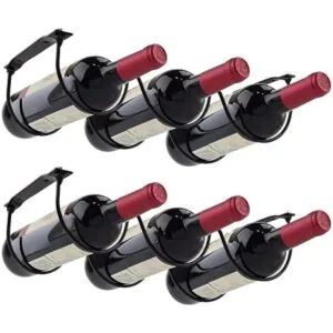 MOCOUM 2 unidades debajo del mostrador estantes de vino_1