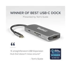 Plugable Hub USBC 7 en 1 compatible con Mac Windows_2