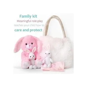 Conejitos de juguete para niñas juego de 5 piezas. Mamá y_2