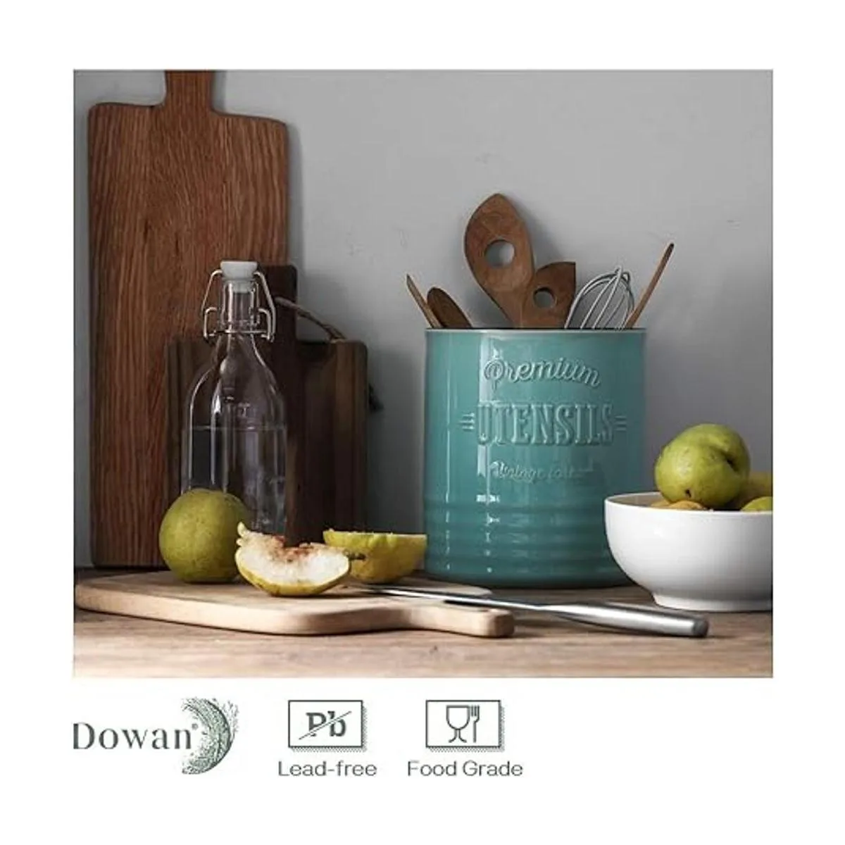 DOWAN Soporte para utensilios de cocina de cerámica_4