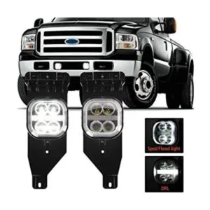 Luz antiniebla LED con luces de circulación diurna_1