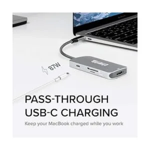 Plugable Hub USBC 7 en 1 compatible con Mac Windows_5