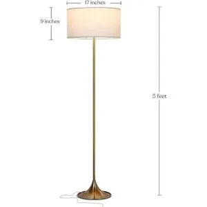 Brightech Quinn Lámpara de pie LED moderna para salas de_2