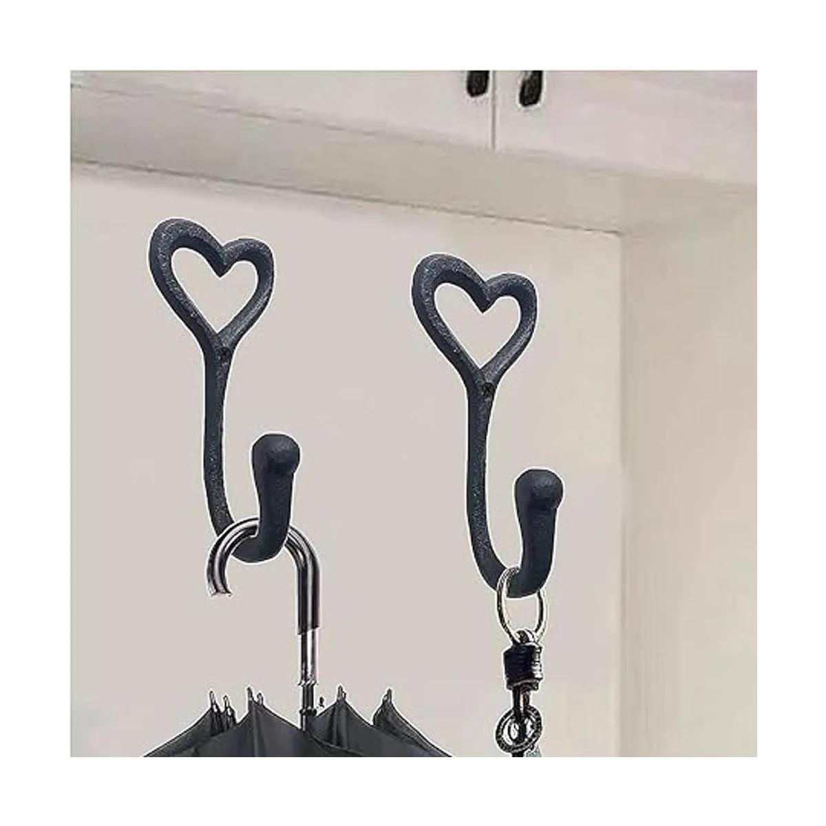 Ganchos resistentes para abrigos 4 ganchos de pared de