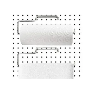 Menecor Juego de 2 toallas de acero inoxidable con