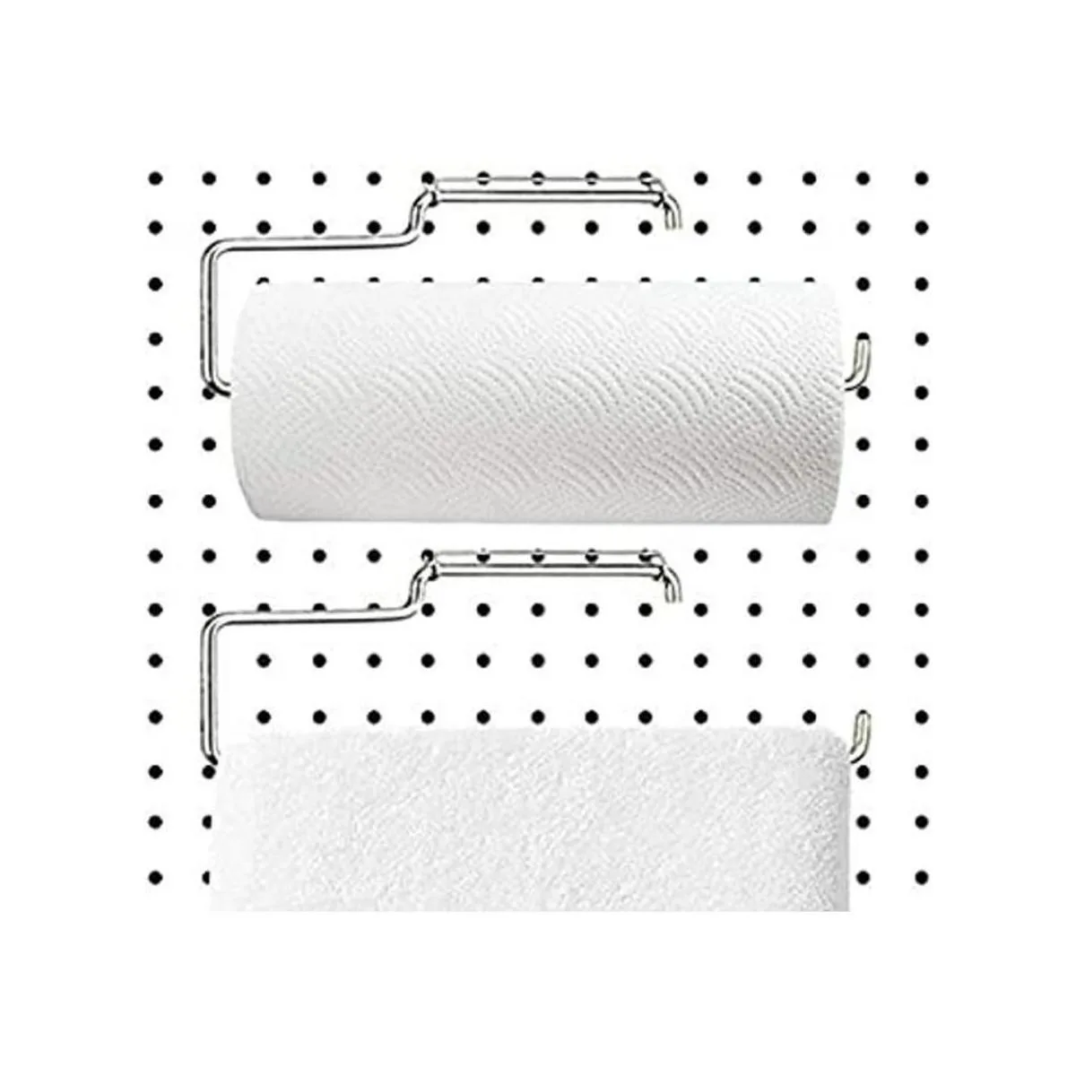 Menecor Juego de 2 toallas de acero inoxidable con