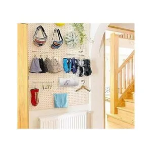 Menecor Juego de 2 toallas de acero inoxidable con