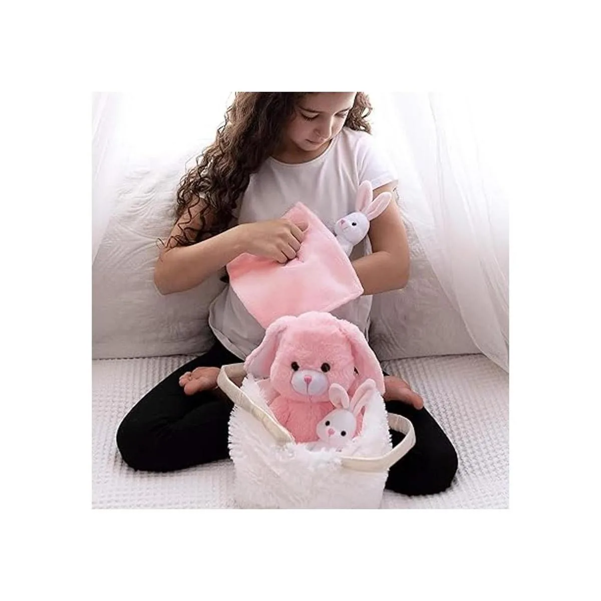 Conejitos de juguete para niñas juego de 5 piezas. Mamá y_4