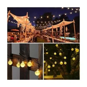 LOENDE Cadena de luces con pilas impermeable 16 pies