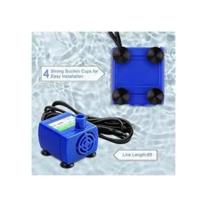 Comsmart Bomba de fuente de agua para mascotas reemplazo_5