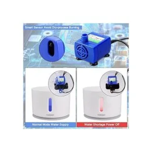 Comsmart Bomba de fuente de agua para mascotas reemplazo_2