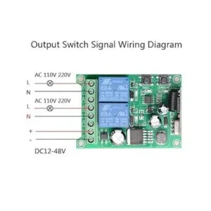 Interruptor remoto inalámbrico CC de 12 V 24 V 36 V 48_4