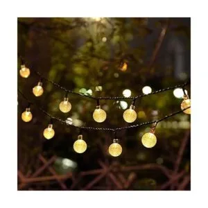 LOENDE Cadena de luces con pilas impermeable 16 pies