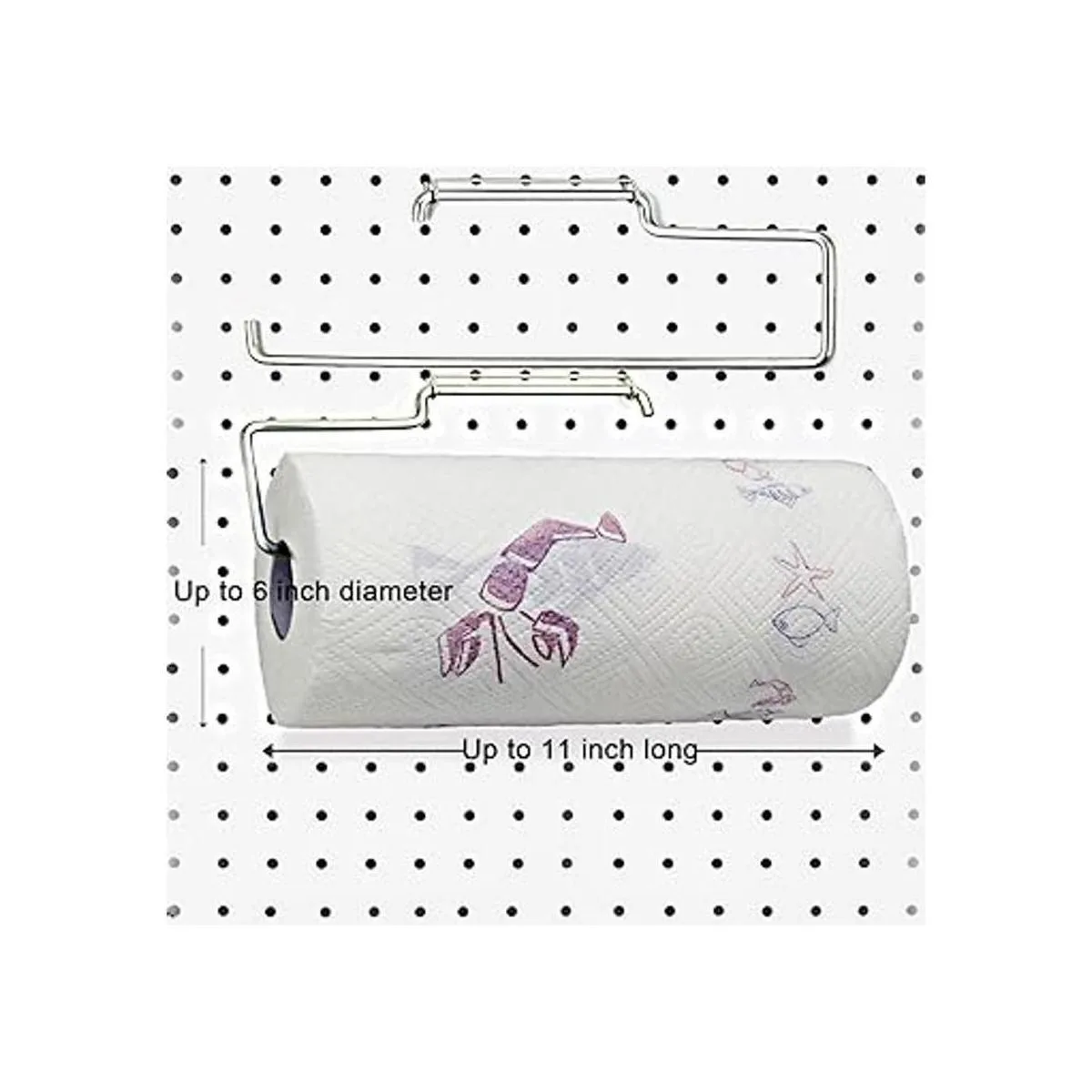 Menecor Juego de 2 toallas de acero inoxidable con