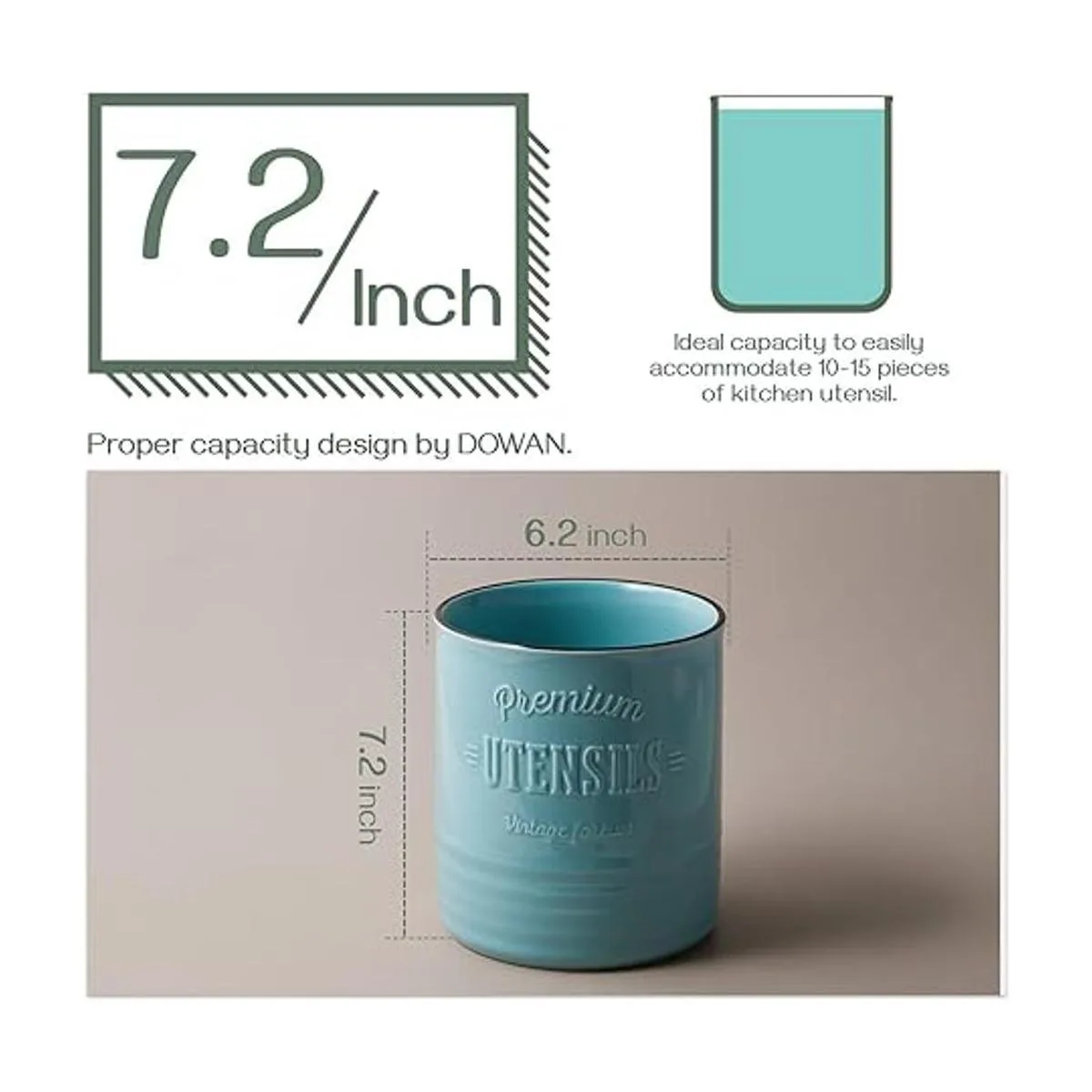 DOWAN Soporte para utensilios de cocina de cerámica_3
