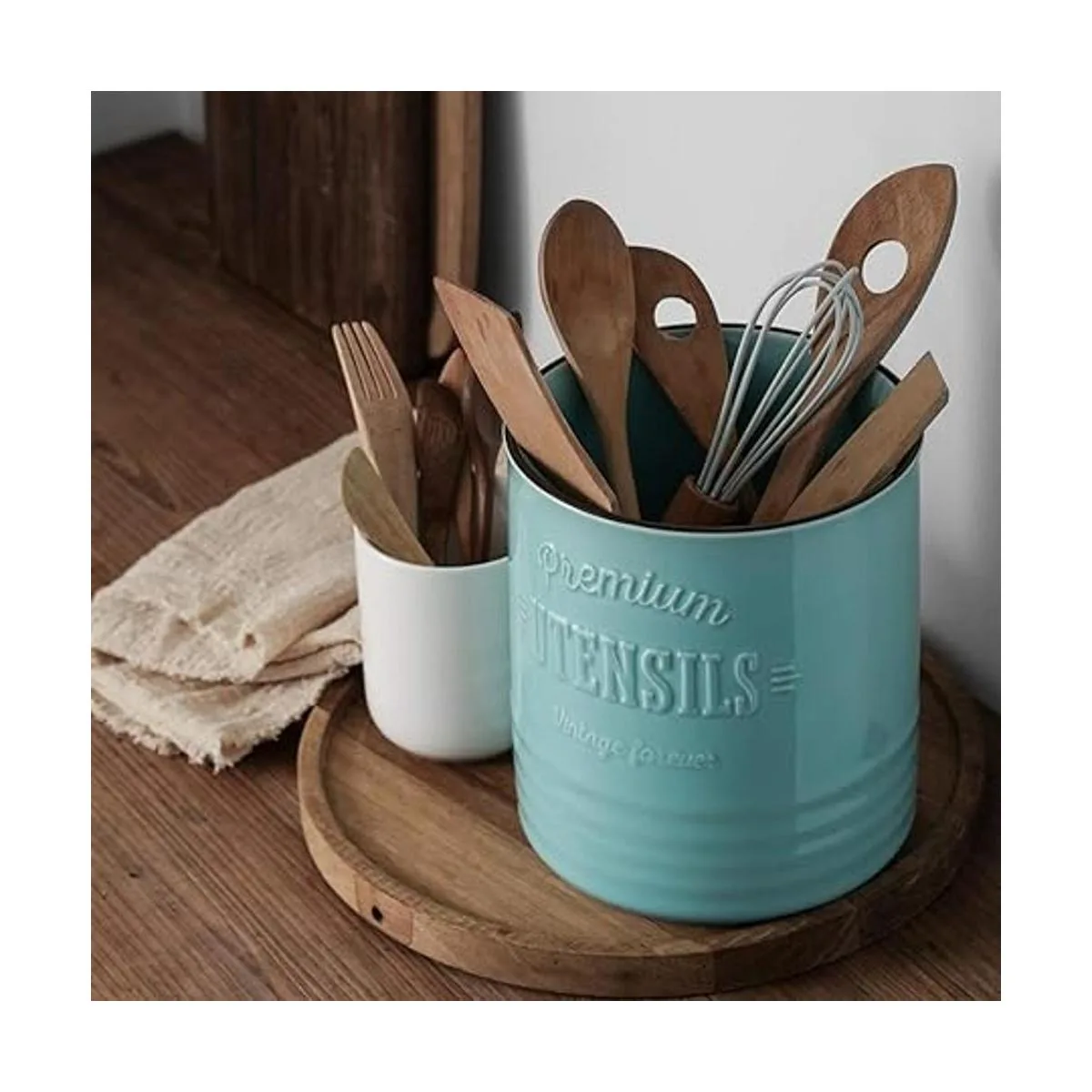 DOWAN Soporte para utensilios de cocina de cerámica_6