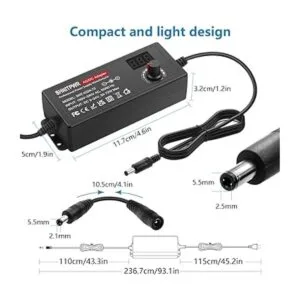 SHNITPWR Fuente de alimentación ajustable de 3 V 24 V 3_3