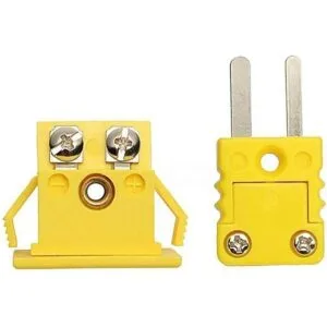 SeaISee Conector termopar tipo K para montaje en panel