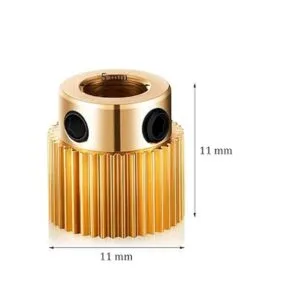 Rueda extrusora 3D para impresoras de 40 dientes_2