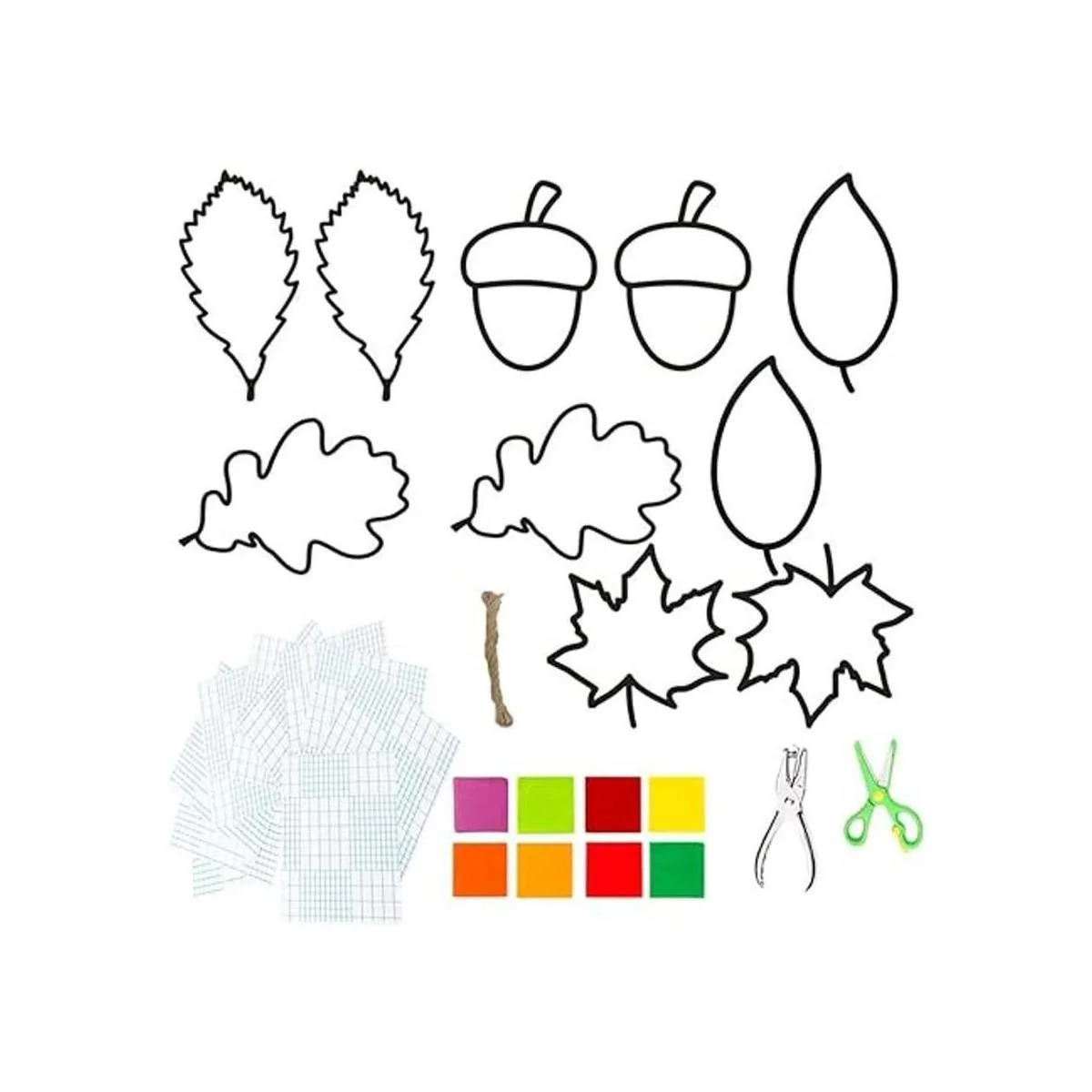 Atrapasueños de hojas de papel de seda para manualidades_2