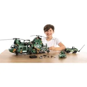 JOYIN Juguetes de helicóptero militar 10 en 1 juguetes