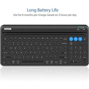 Arteck Teclado Bluetooth universal multidispositivo_5