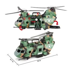 JOYIN Juguetes de helicóptero militar 10 en 1 juguetes