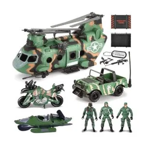 JOYIN Juguetes de helicóptero militar 10 en 1 juguetes