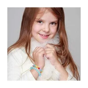 Lorfancy Juego de 12 pulseras de cuentas para niñas