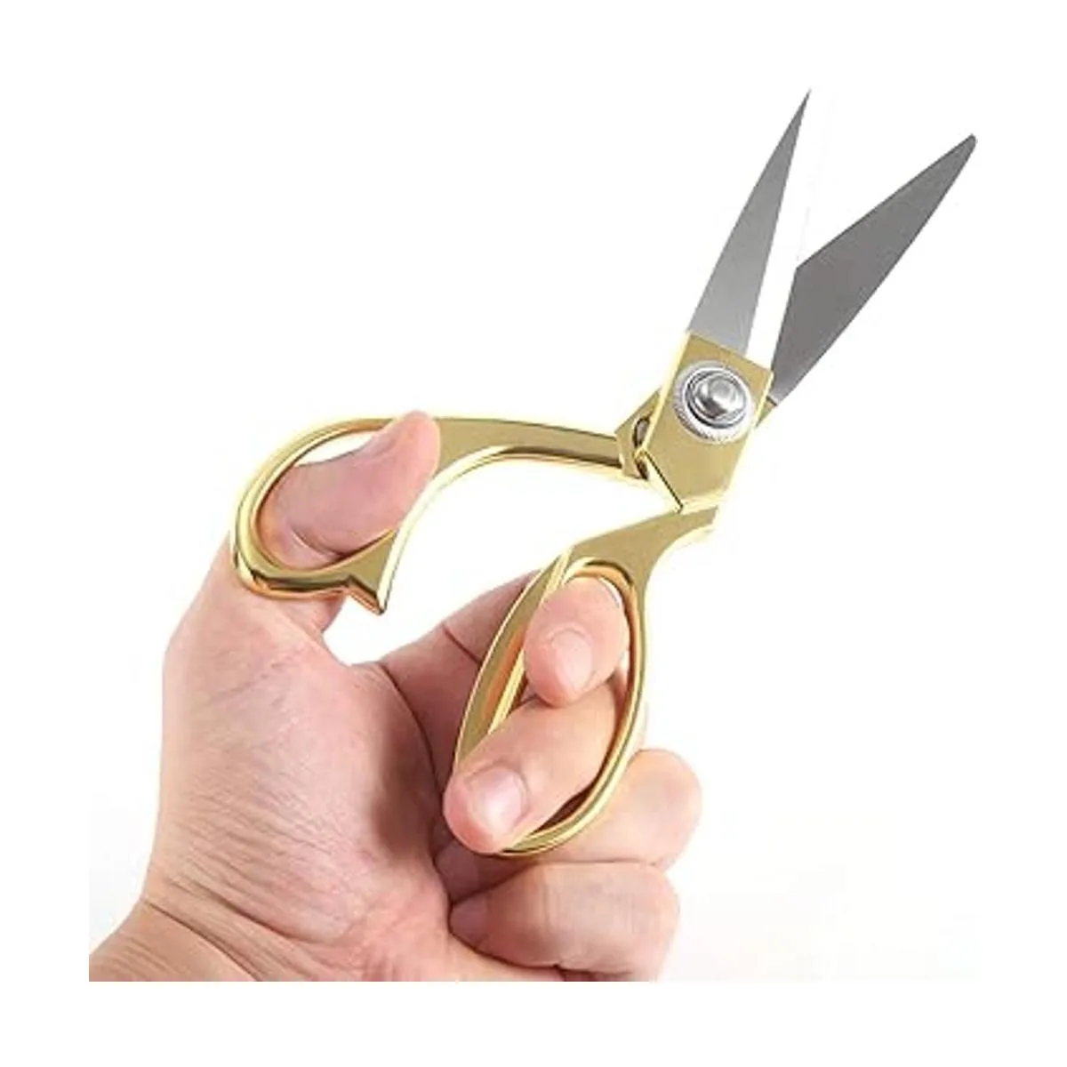 Tijeras de sastre de 8 pulgadas chapado en oro tijeras de_3