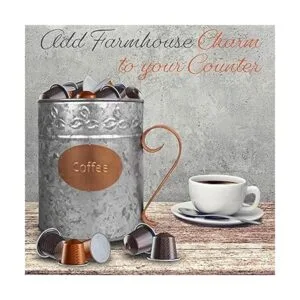 Autumn Alley Soporte para cápsulas de café galvanizado